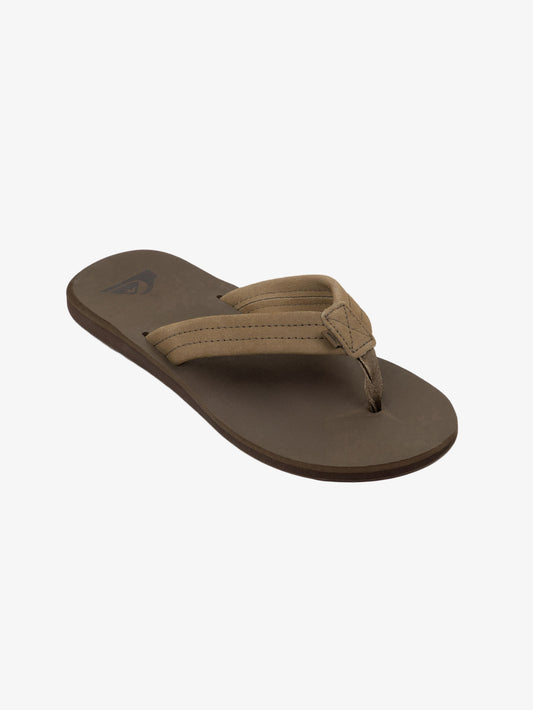 Mens Carver Suede Co Sandals - Quiksilver Singapore