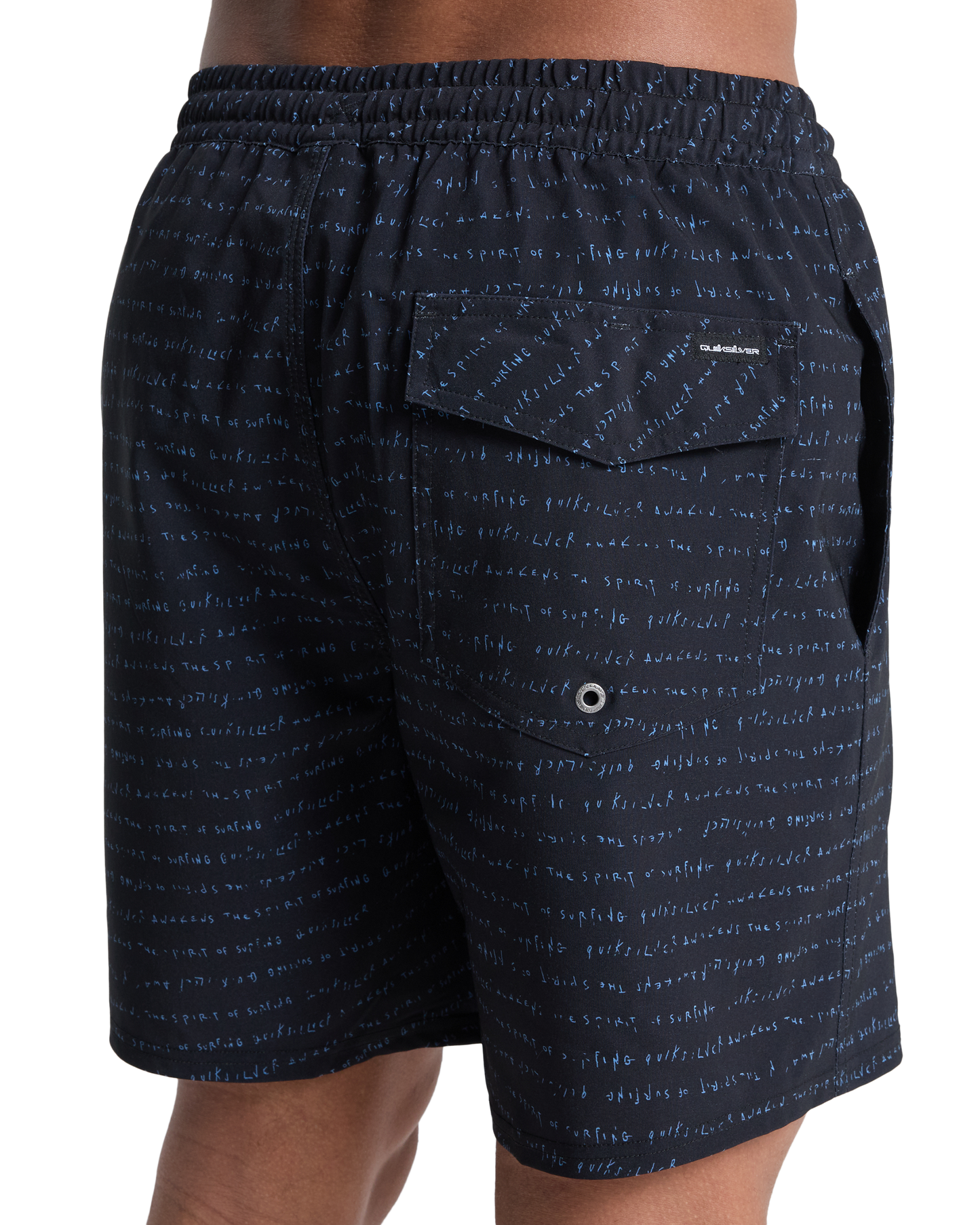 Mens Stretch Printed Volley 17" Swim Shorts