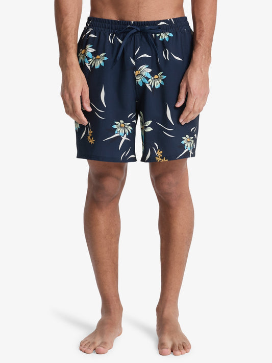 Mens Stretch Printed Volley 17" Swim Shorts - Quiksilver Singapore