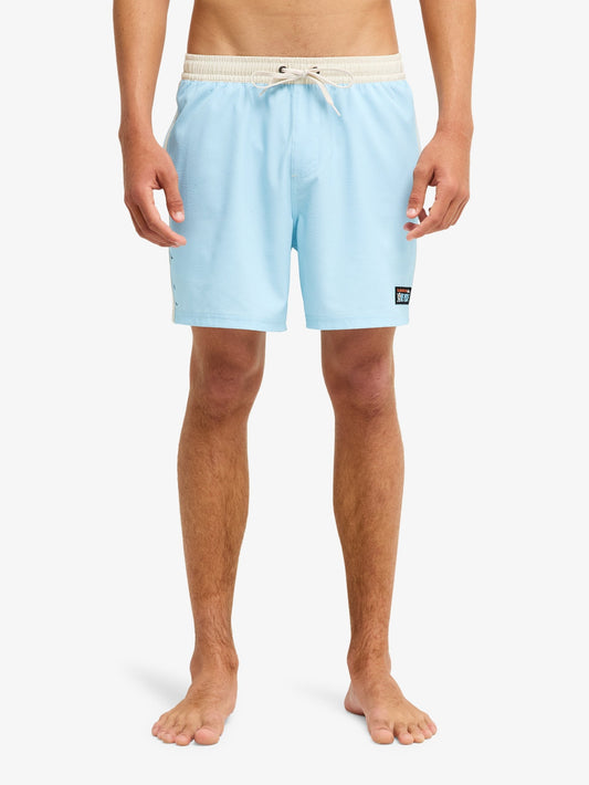 Mens One Piece Solid Volley 16" Swim Shorts
