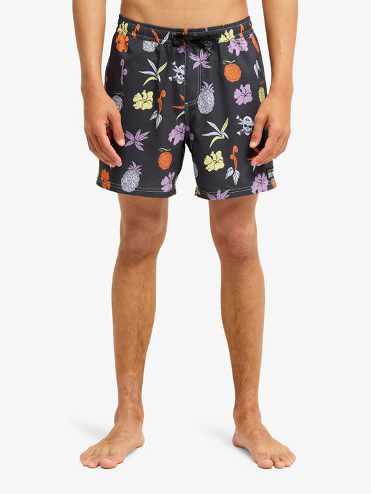 Mens One Piece Printed 16" Swim Shorts