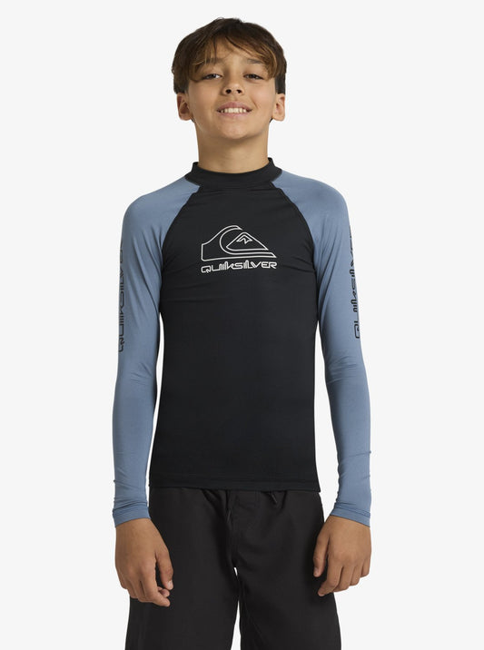 Boys 8-16 On Tour Long Sleeve Rash Vest - Quiksilver Singapore