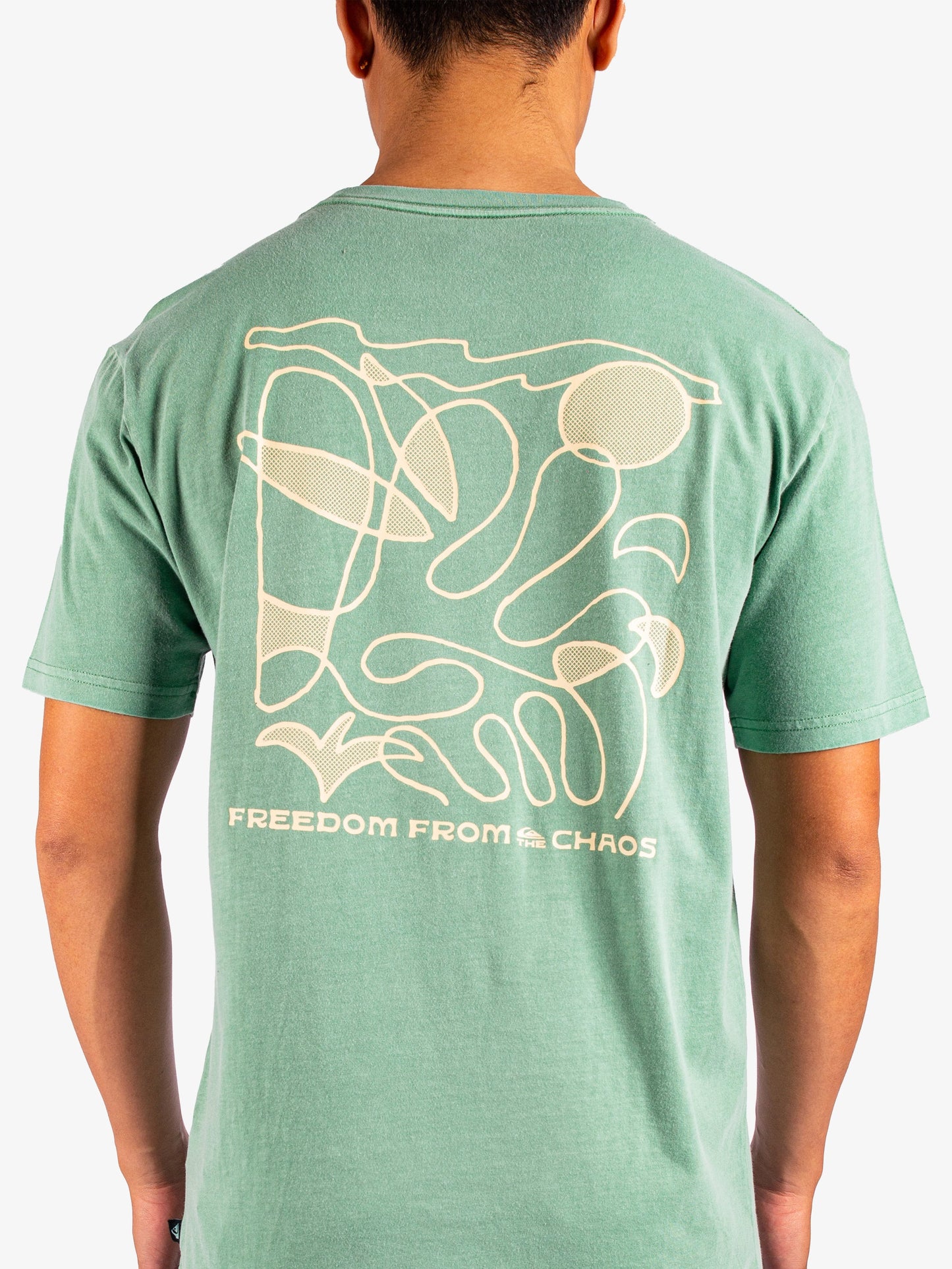 Mens Evo Abstract Chaos T-Shirt - Quiksilver Singapore