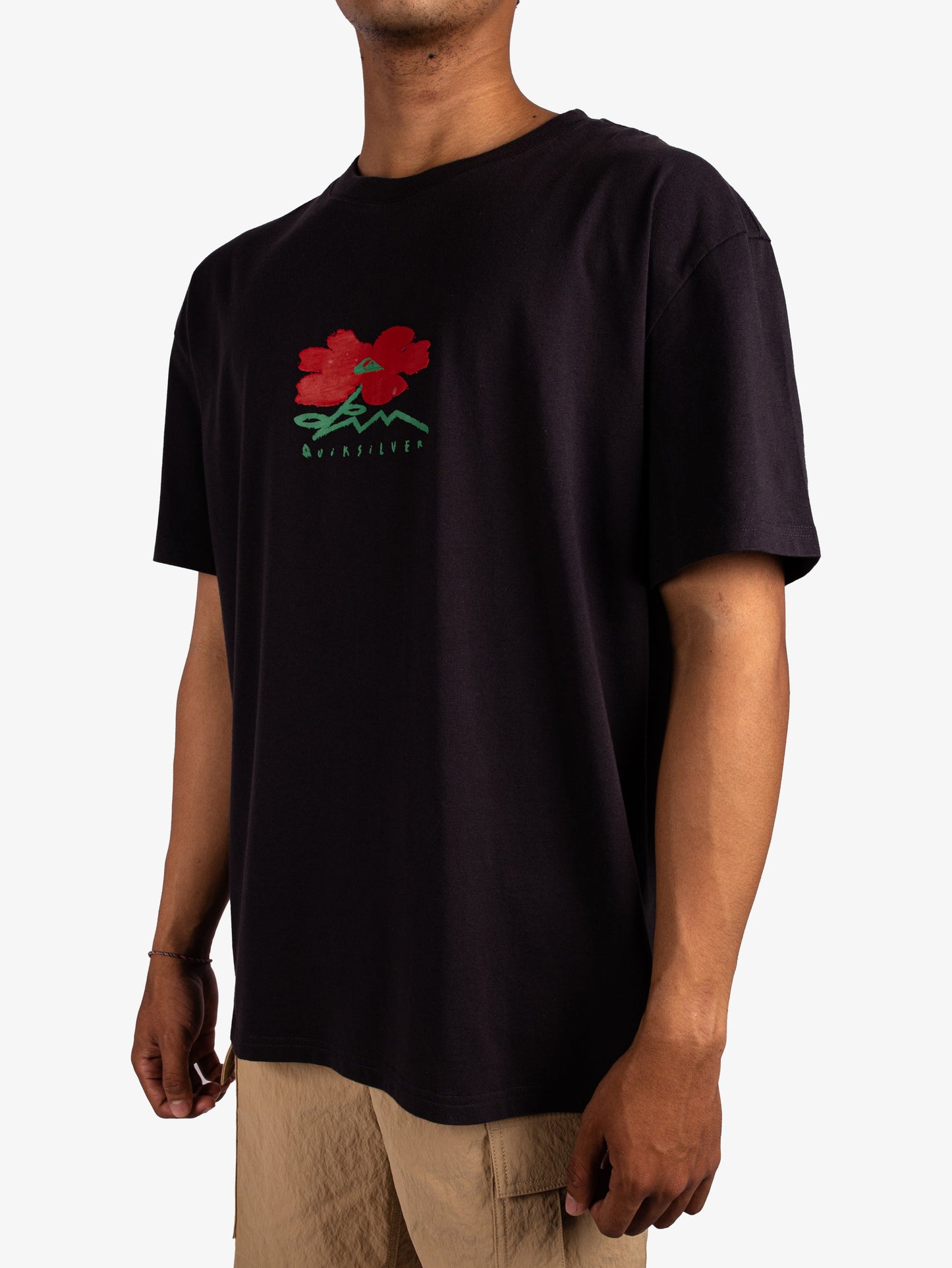 Mens Street Floral Short Sleeve T-Shirt