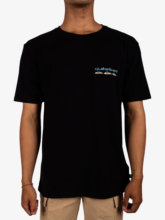 Mens Stacked Line Up T-Shirt - Quiksilver Singapore