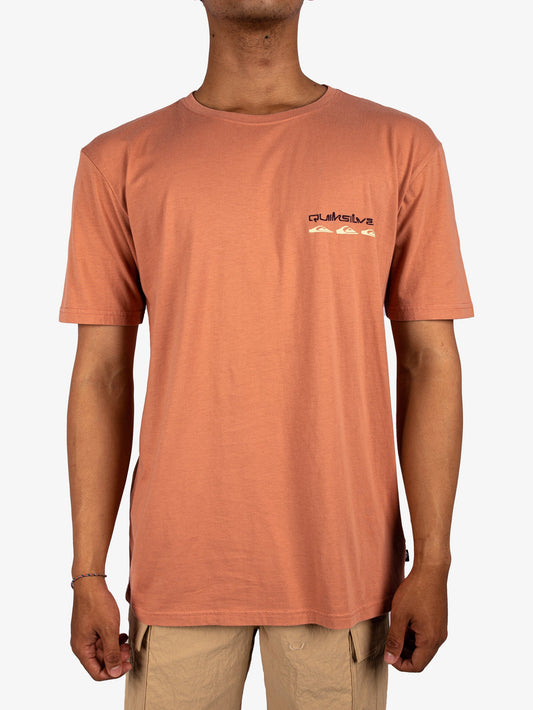 Mens Stacked Line Up T-Shirt - Quiksilver Singapore