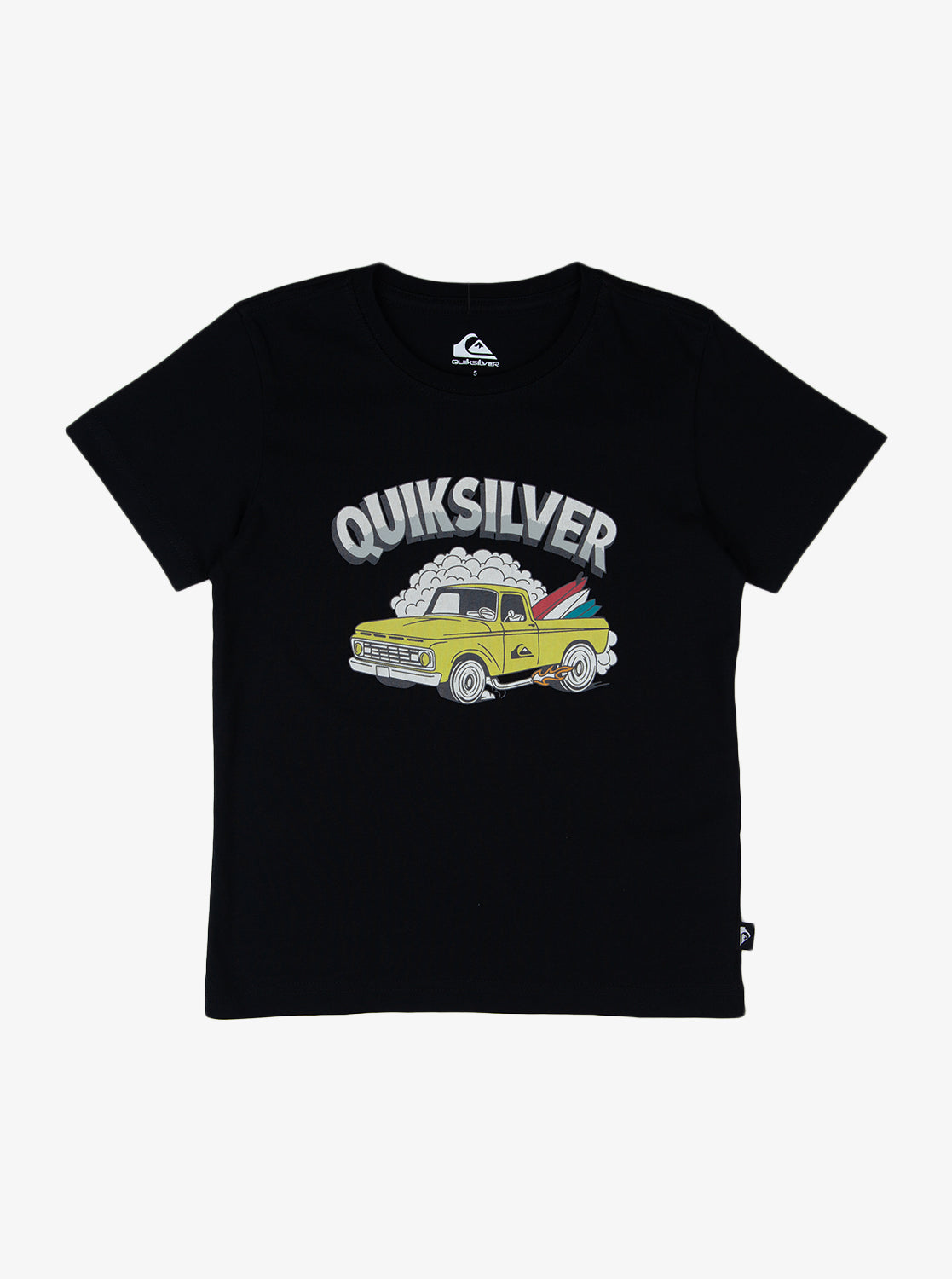 Boys 4-6 Burning Out Short Sleeve Tee - Black - Quiksilver Singapore 