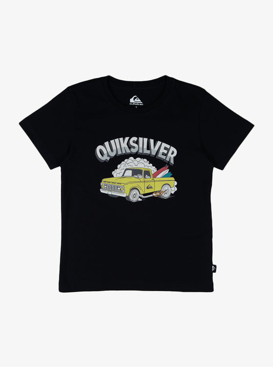 Boys 4-6 Burning Out Short Sleeve Tee - Black - Quiksilver Singapore 