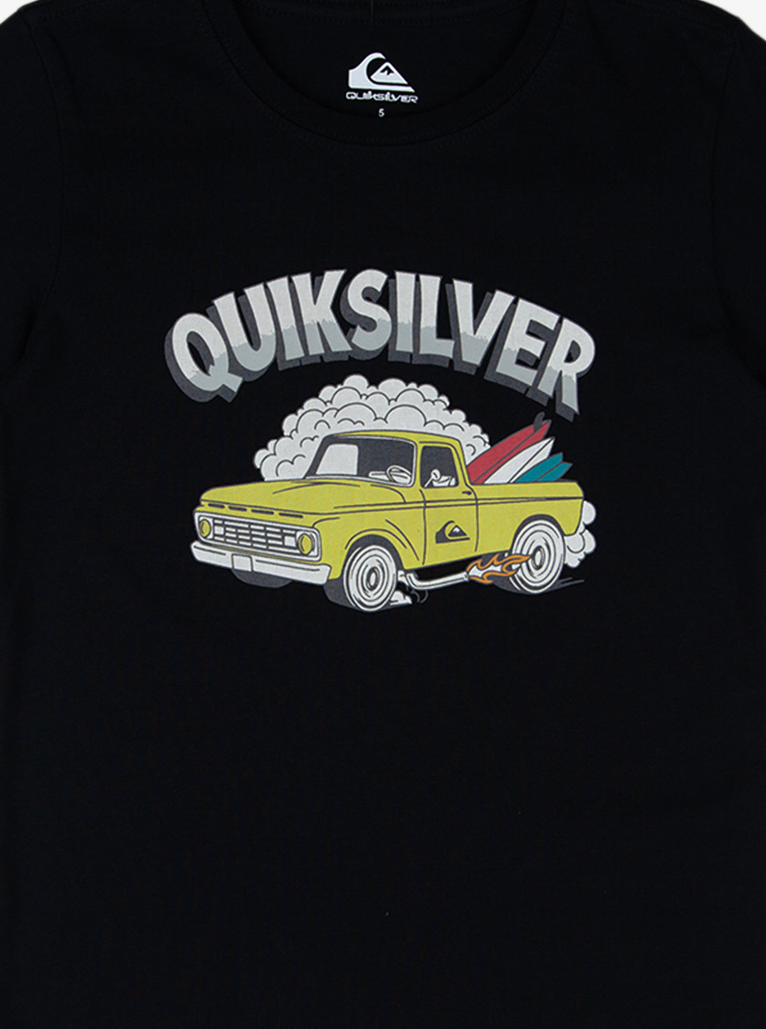 Boys 4-6 Burning Out Short Sleeve Tee - Black - Quiksilver Singapore 