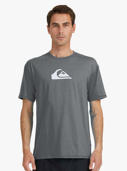 Mens Solid Streak Rash Vest ID - Quiksilver Singapore 