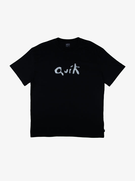 Mens Quik Liquid Mercury Short Sleeve Tee - Black - Quiksilver Singapore 