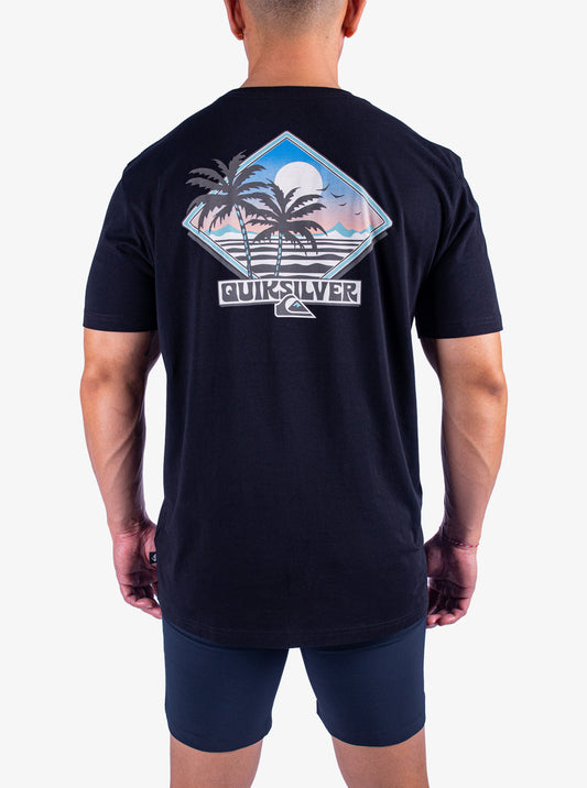 Mens Palm Square T-Shirt - Quiksilver Singapore 