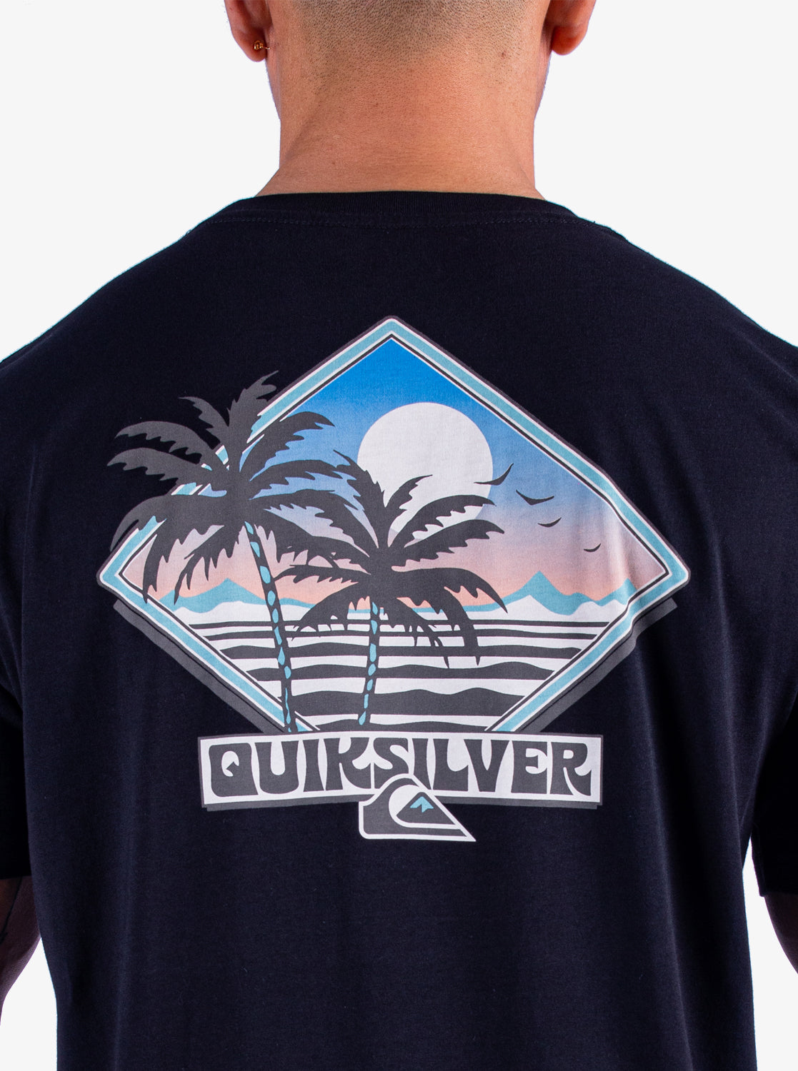 Mens Palm Square T-Shirt - Quiksilver Singapore 