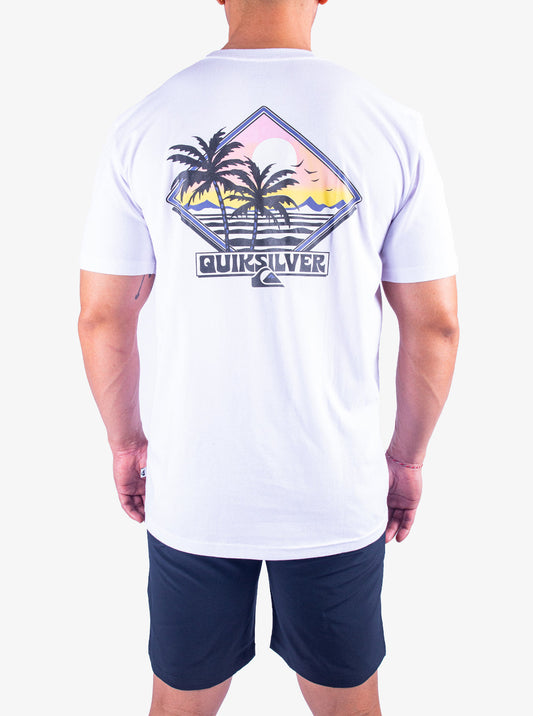 Mens Palm Square T-Shirt - Quiksilver Singapore 