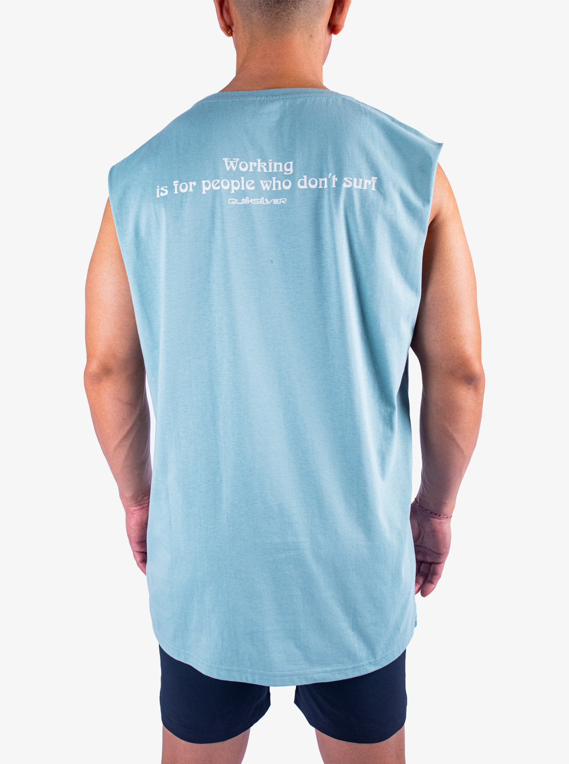 Mens Ticket To The Beach Muscle Tee - Quiksilver Singapore 