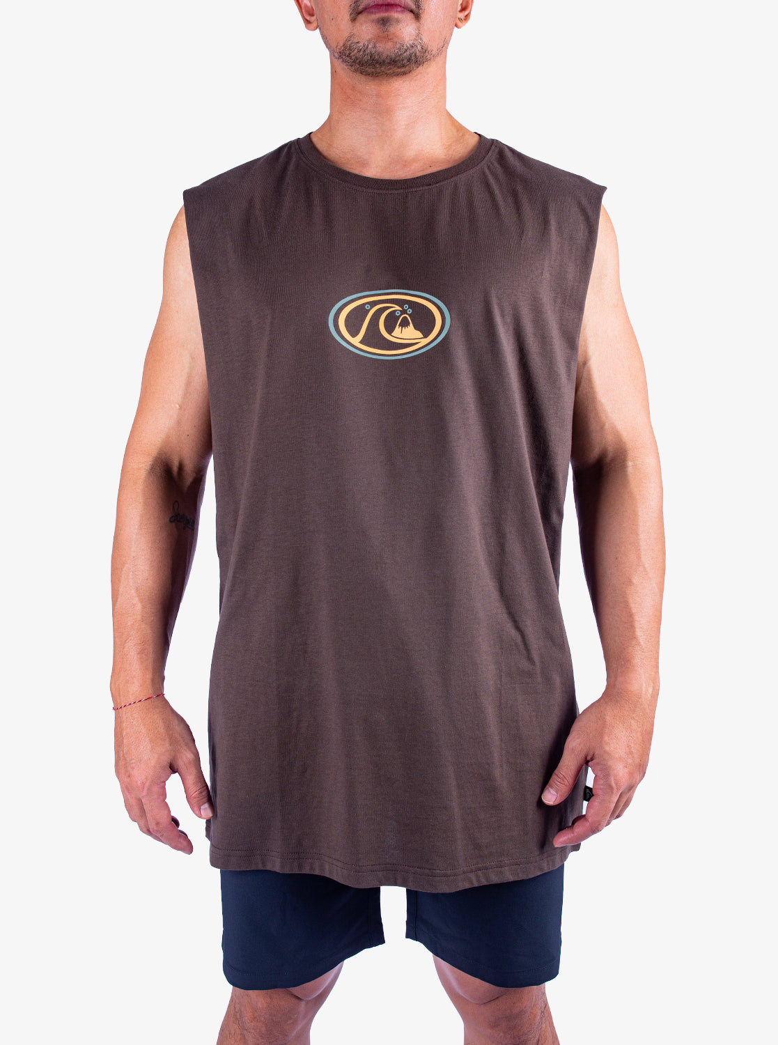Mens Ticket To The Beach Oval Muscle Tee - Quiksilver Singapore 