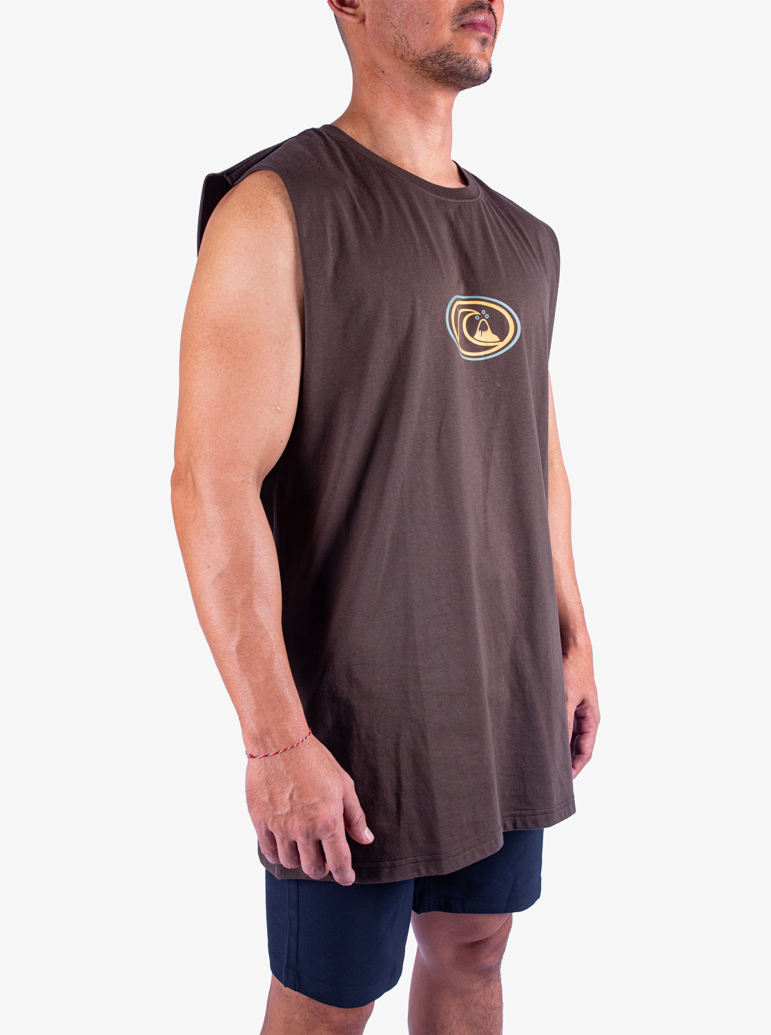 Mens Ticket To The Beach Oval Muscle Tee - Quiksilver Singapore 