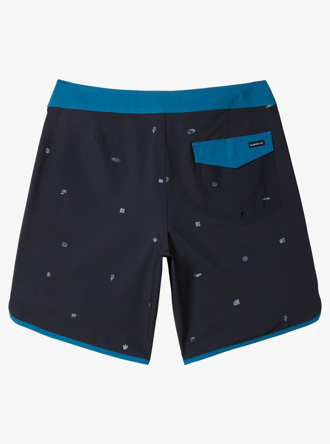 Mens Surfsilk Scallop 18" Boardshorts - Quiksilver Singapore 