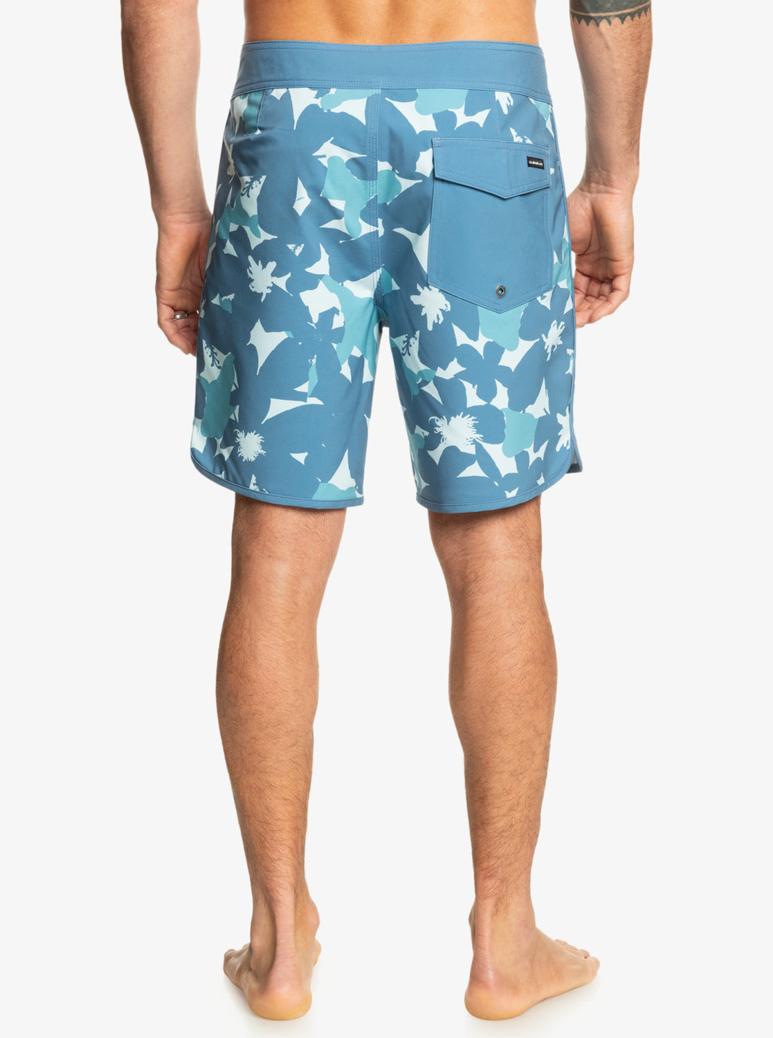 Mens Surfsilk Scallop 18" Boardshorts - Quiksilver Singapore 