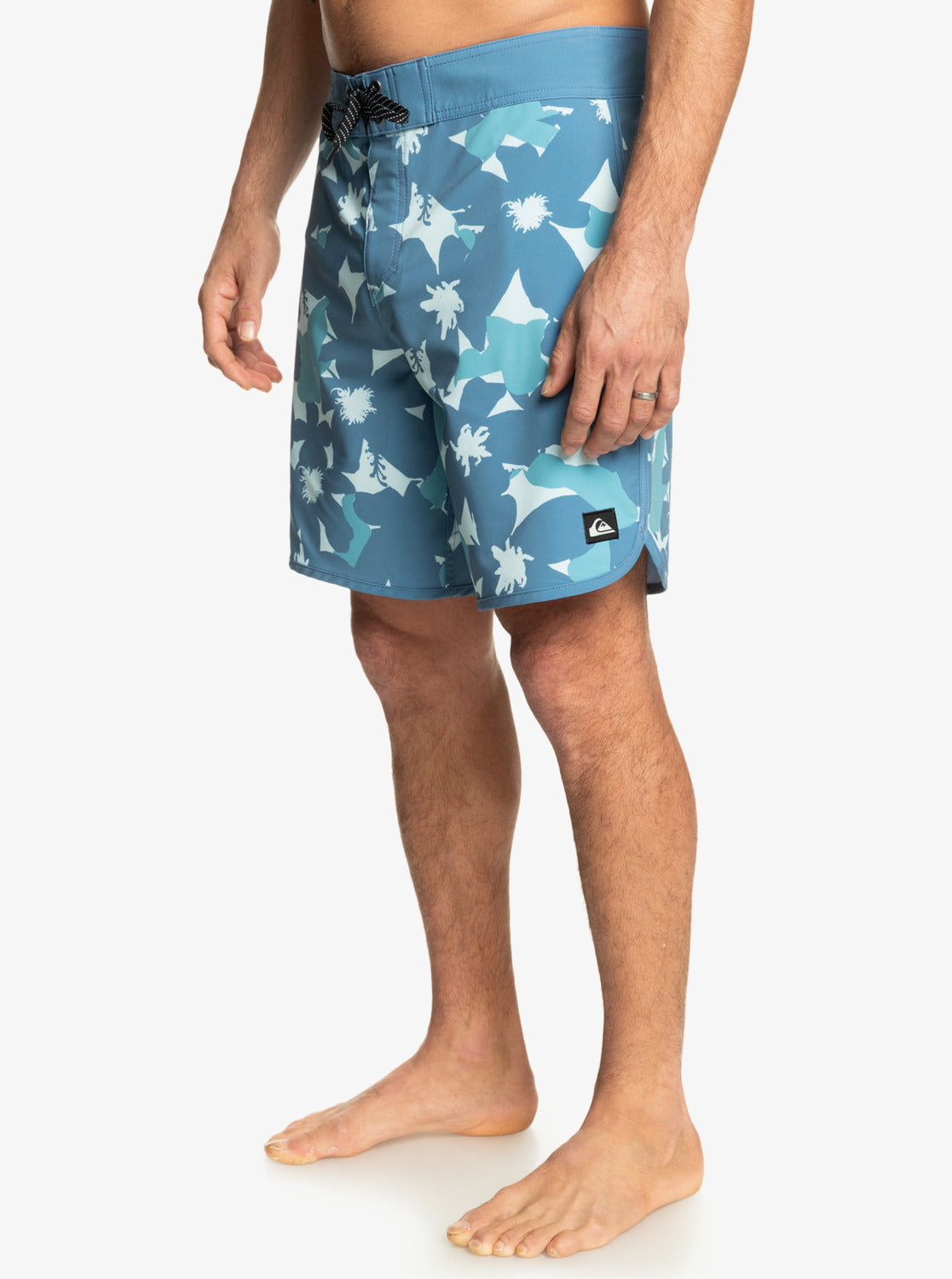 Mens Surfsilk Scallop 18" Boardshorts - Quiksilver Singapore 