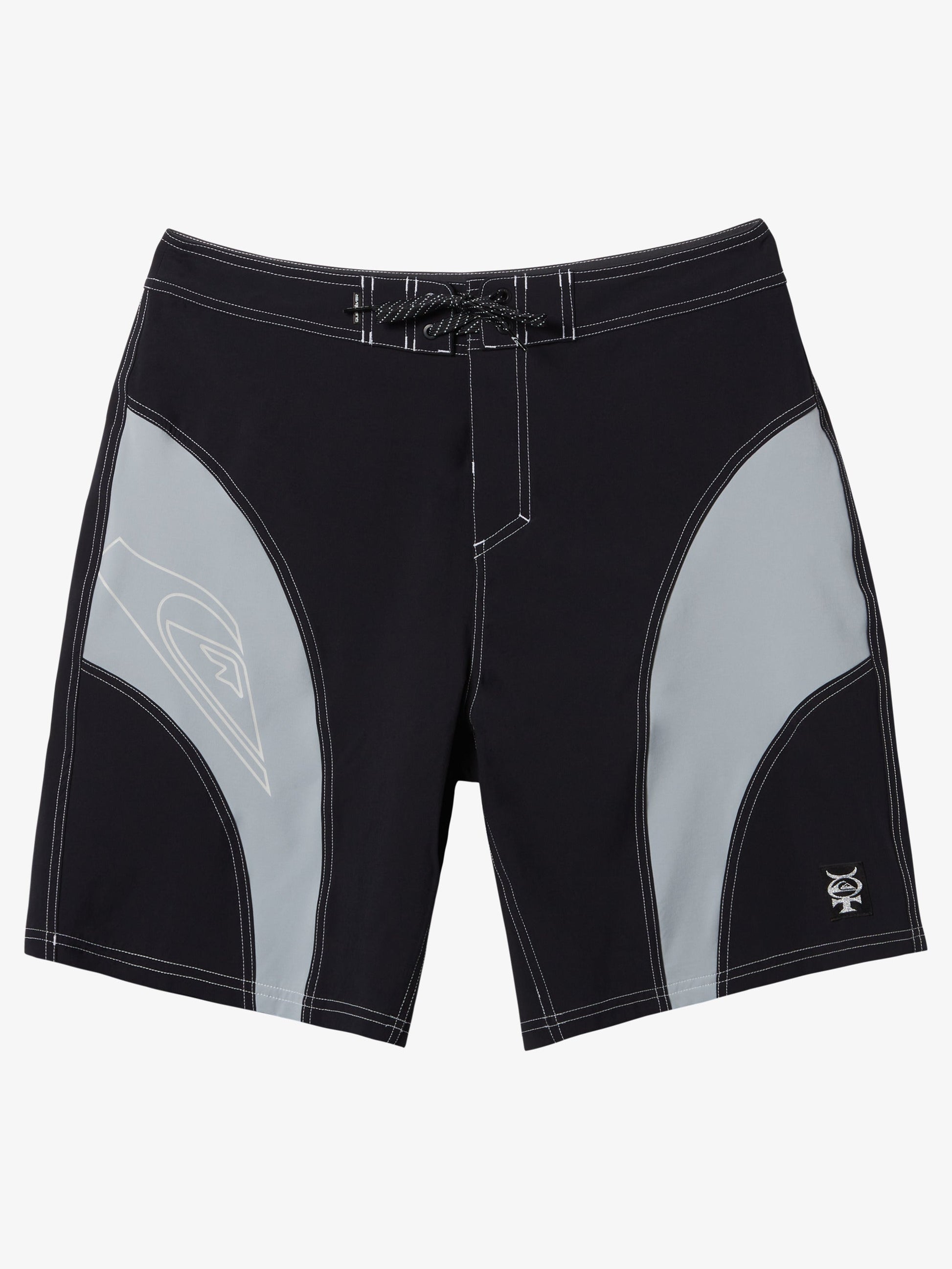 Mens Mercury Slash Panel 20" Board Shorts-Black - Quiksilver Singapore 