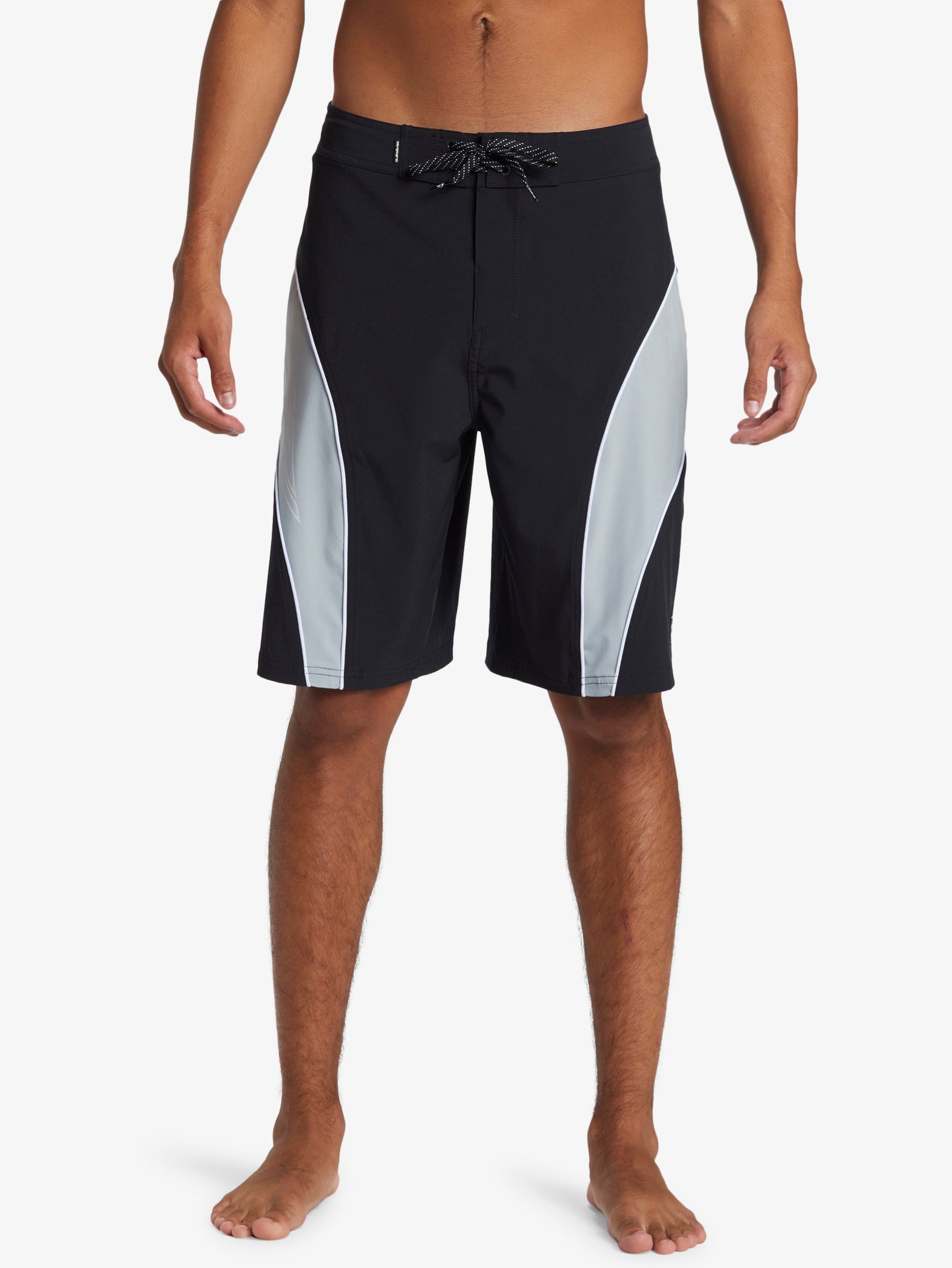 Mens Mercury Slash Panel 20" Board Shorts-Black - Quiksilver Singapore 