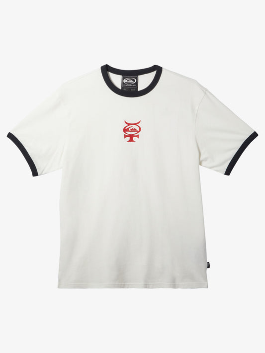 Mens Mercury Ringer Short Sleeves T-shirt - Quiksilver Singapore 