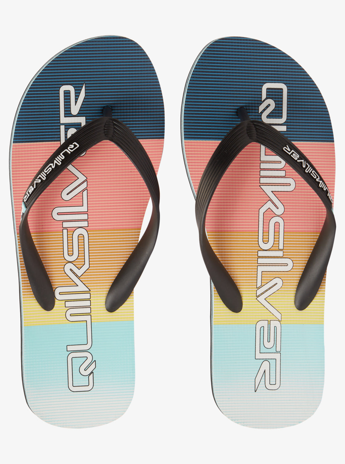 Mens Molokai Word Flip Flops - Quiksilver Singapore 