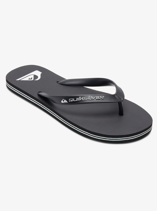 Men Molokai Core Flip Flops - Anthracite - Quiksilver Singapore 