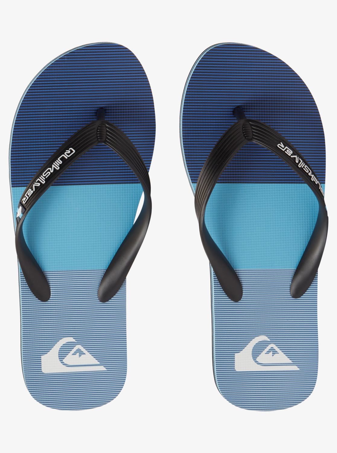 Mens Molokai Stripe Beach Flip Flops - Quiksilver Singapore 