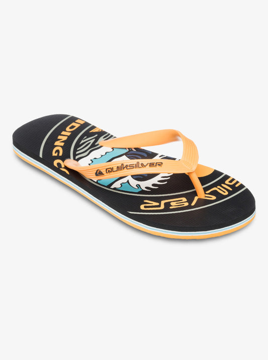 Mens Molokai Screen Flip Flops - Quiksilver Singapore