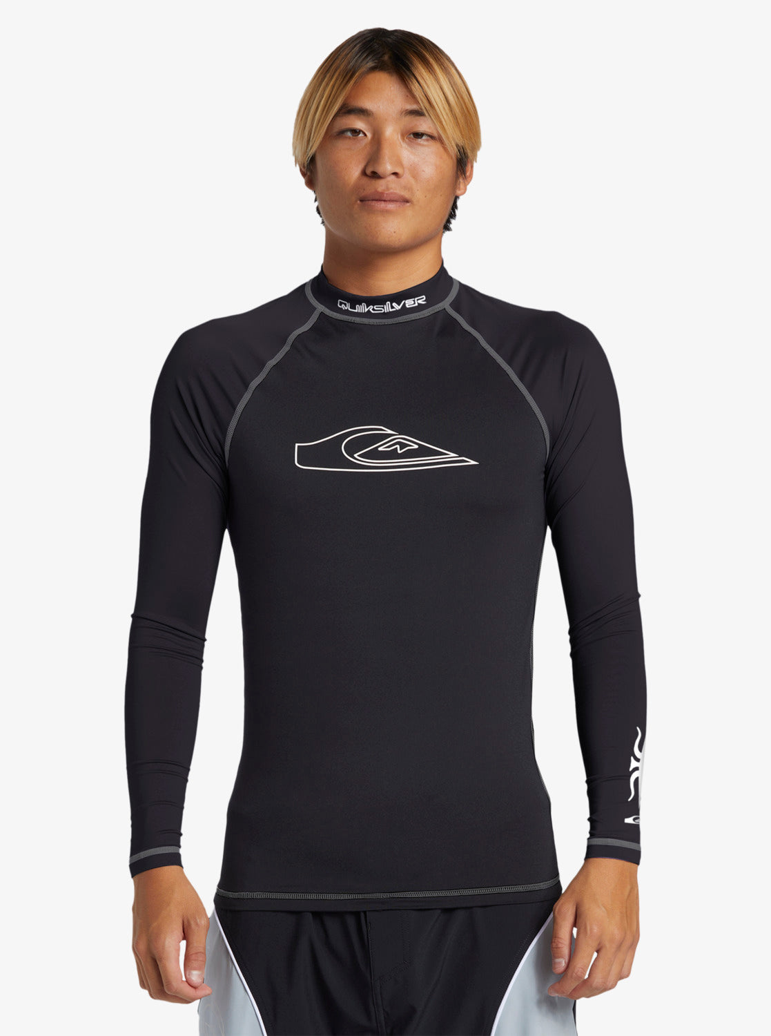 Mens Mercury Long Sleeves UPF 50 Surf T-shirt - Quiksilver Singapore 