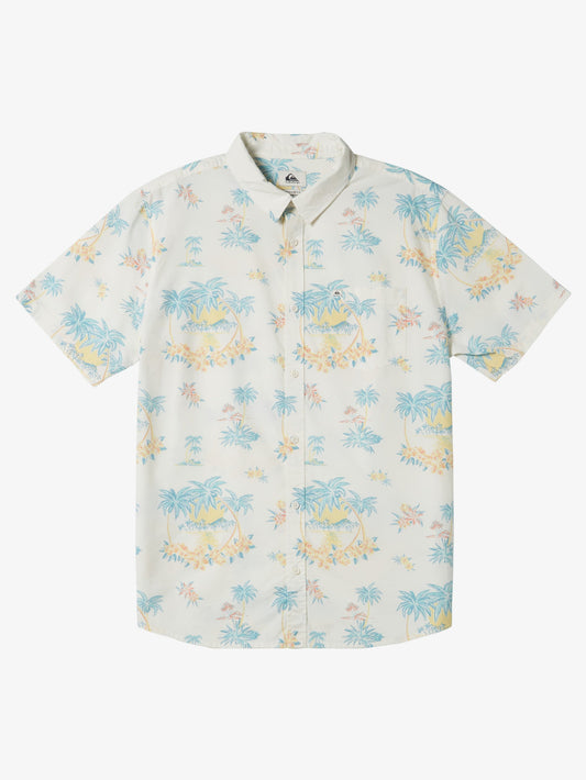 Mens Palm Spritz Short Sleeve Shirt - Quiksilver Singapore 