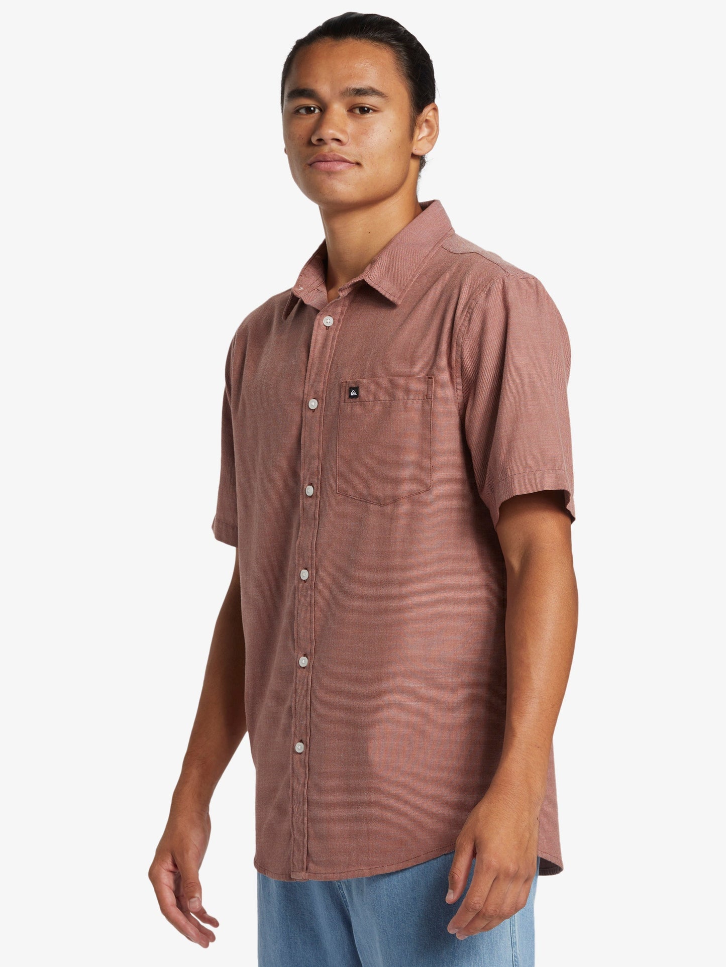 Mens Shoreline Classic Short Sleeve Shirt - Quiksilver Singapore 