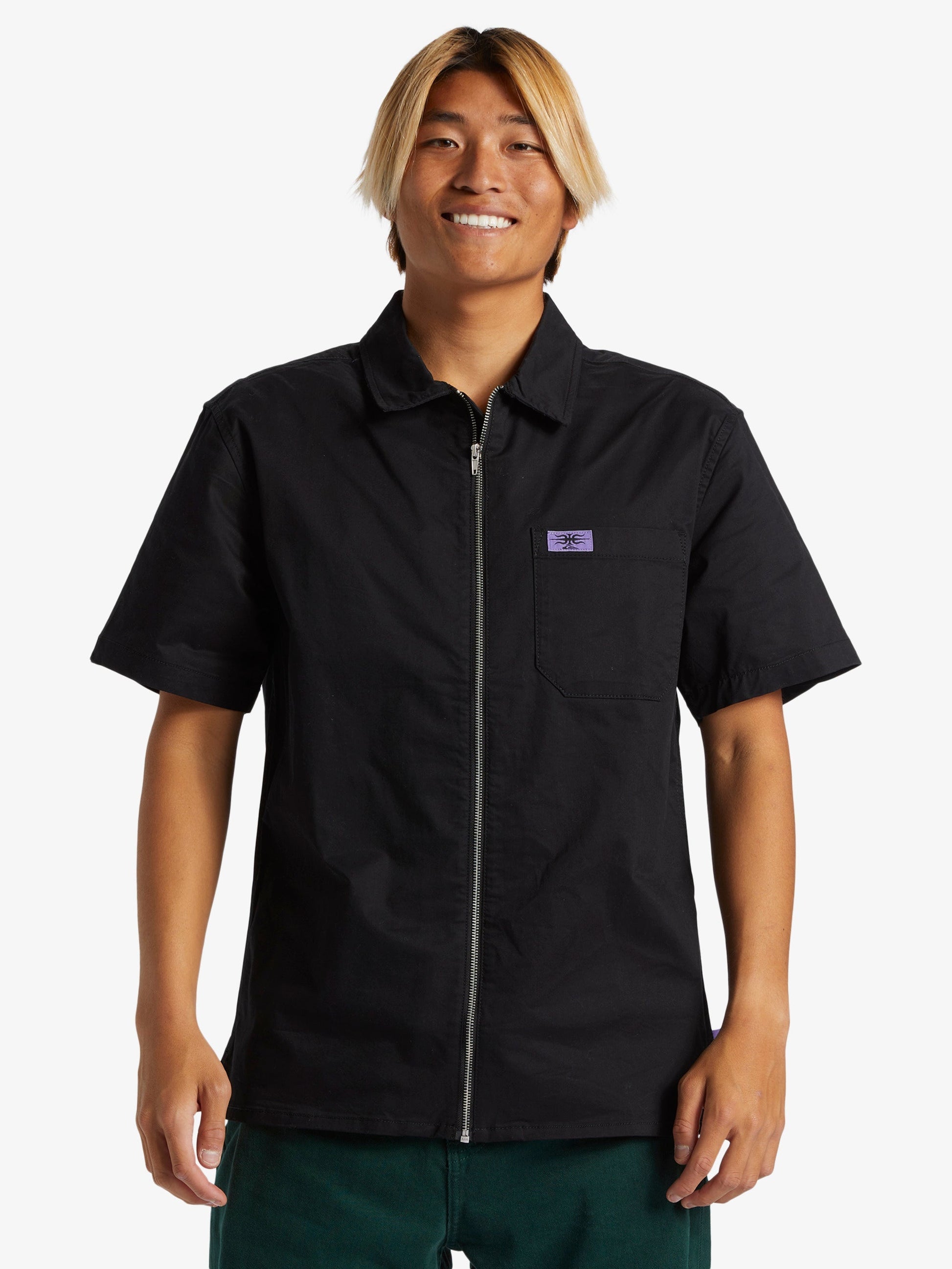 Mens Mercury Short Sleeves Shirt - Quiksilver Singapore 