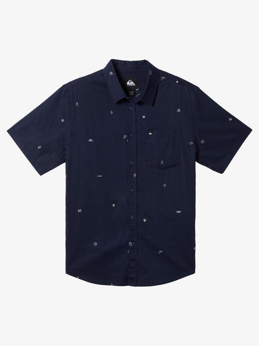 Mens Apero Classic Short Sleeves Shirt - Quiksilver Singapore 