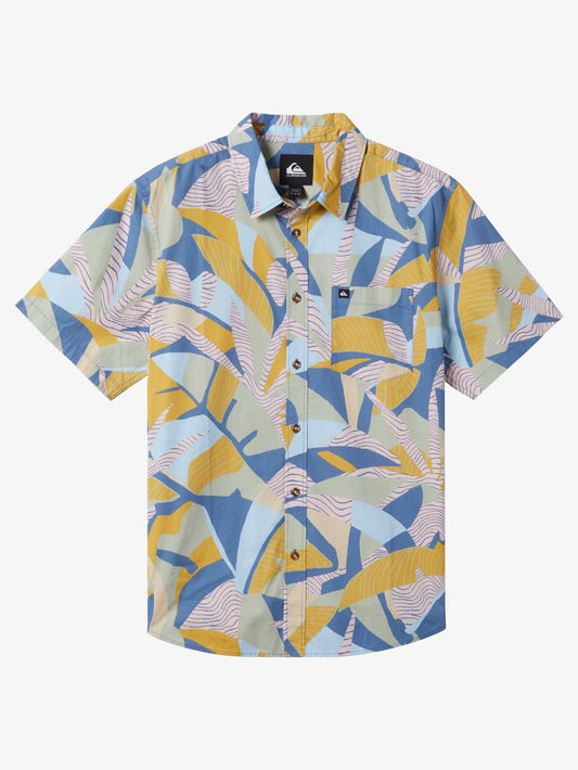 Mens Shoreline Classic Short Sleeve Woven Shirt - Quiksilver Singapore 