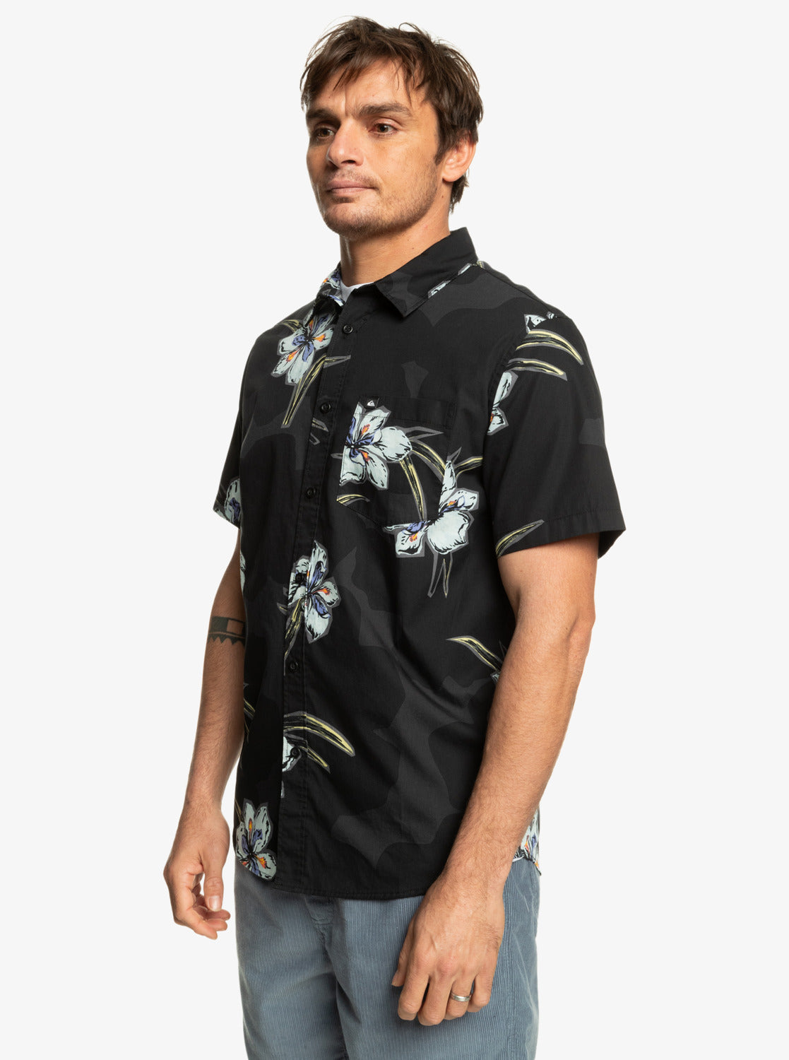 Mens Apero Organic Classics Shirt - Quiksilver Singapore 