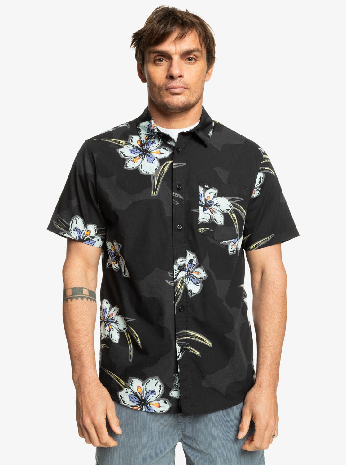 Mens Apero Organic Classics Shirt - Quiksilver Singapore 