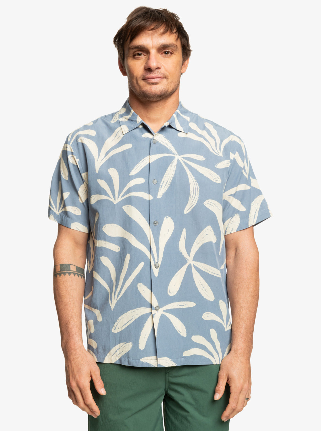 Mens Abstract Island Shirt - Quiksilver Singapore 