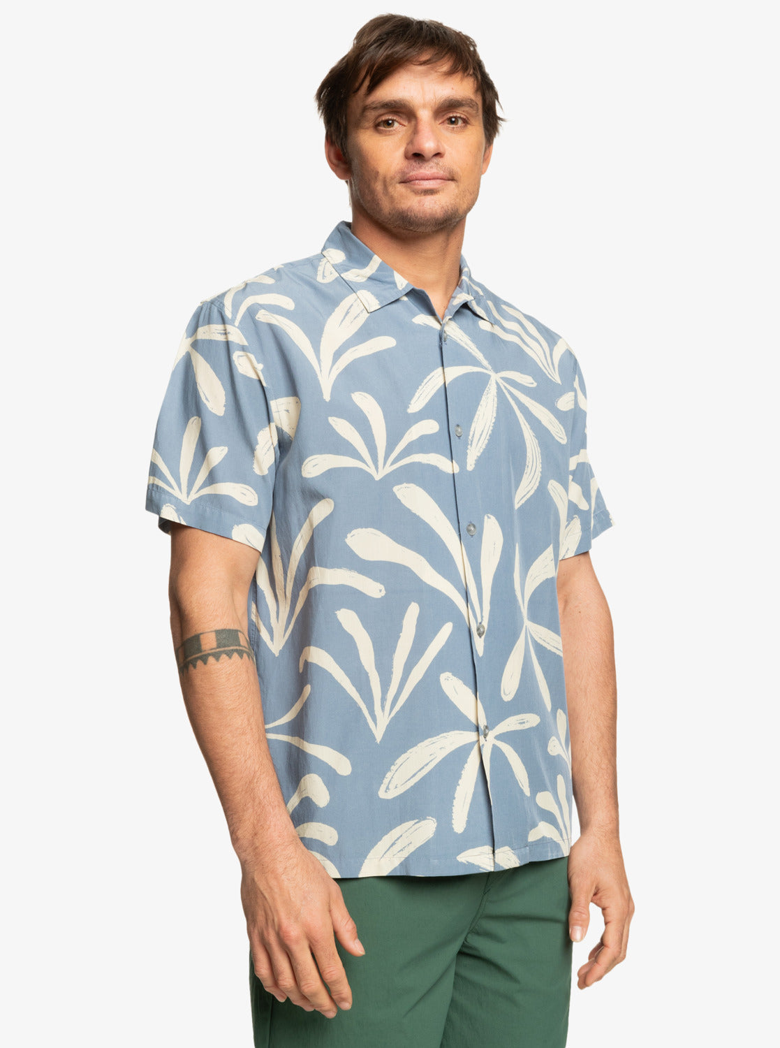Mens Abstract Island Shirt - Quiksilver Singapore 