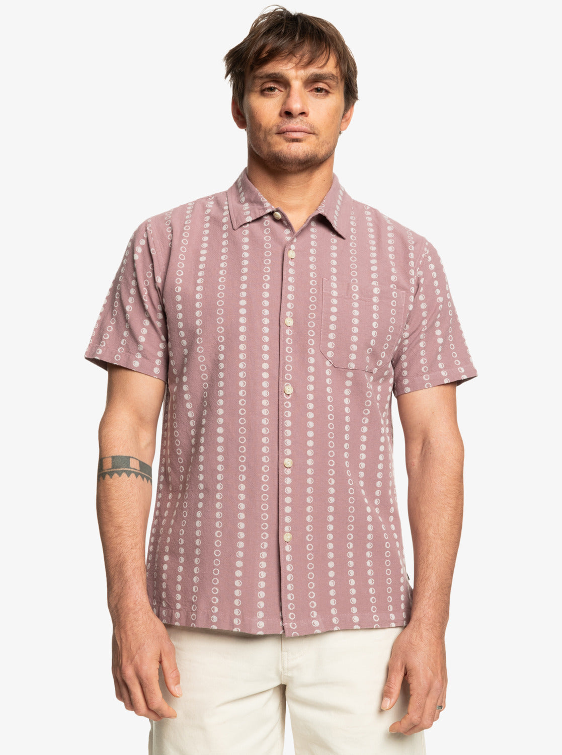 Mens Lunar Phases Casual Shirt - Quiksilver Singapore 