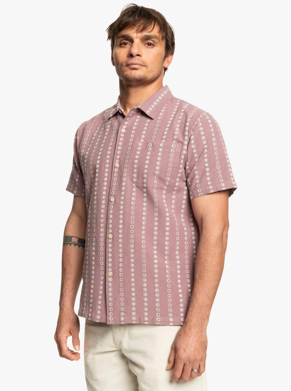Mens Lunar Phases Casual Shirt - Quiksilver Singapore 