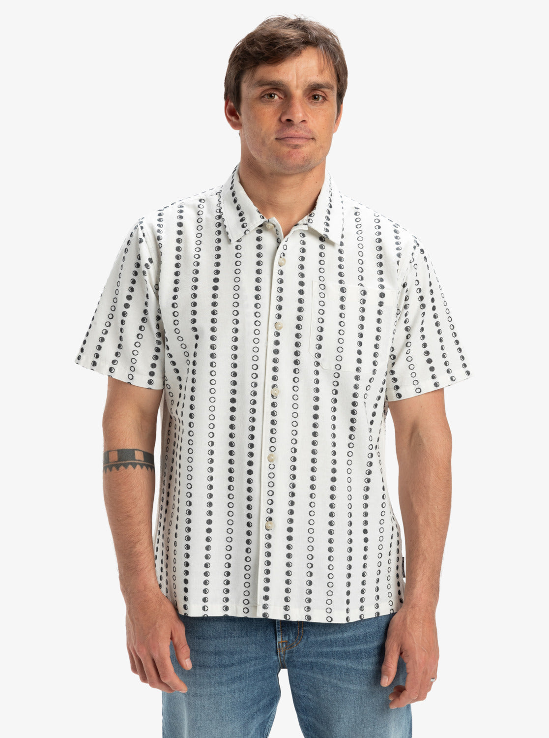 Mens Lunar Phases Casual Shirt - Quiksilver Singapore 