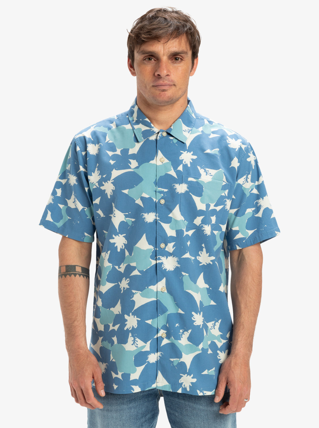 Mens Beach Club Casual Shirt - Quiksilver Singapore 