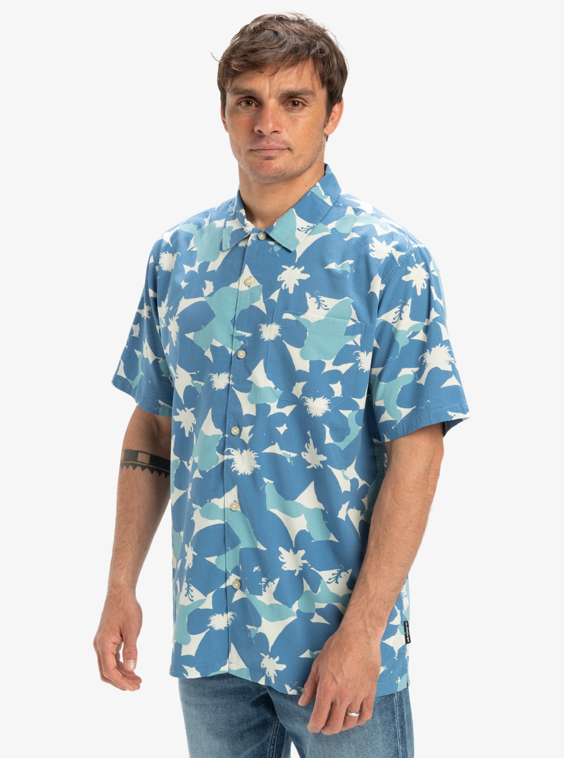 Mens Beach Club Casual Shirt - Quiksilver Singapore 