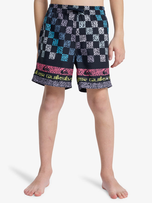 Boys 8-16 Everyday Printed Volley 14" Swim Shorts