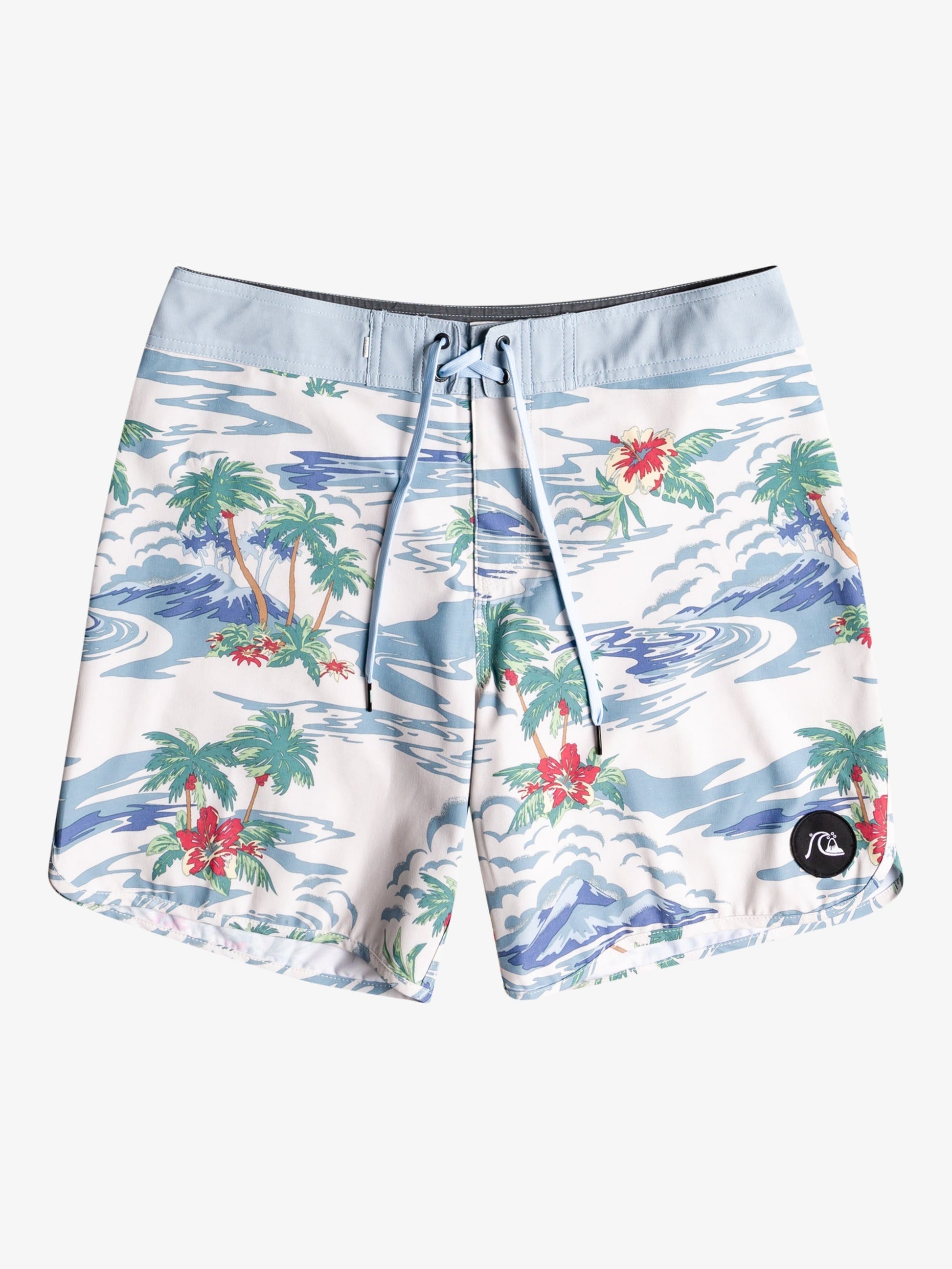 Mens Hempstretch Scallop 18" BoardShorts - Quiksilver Singapore 