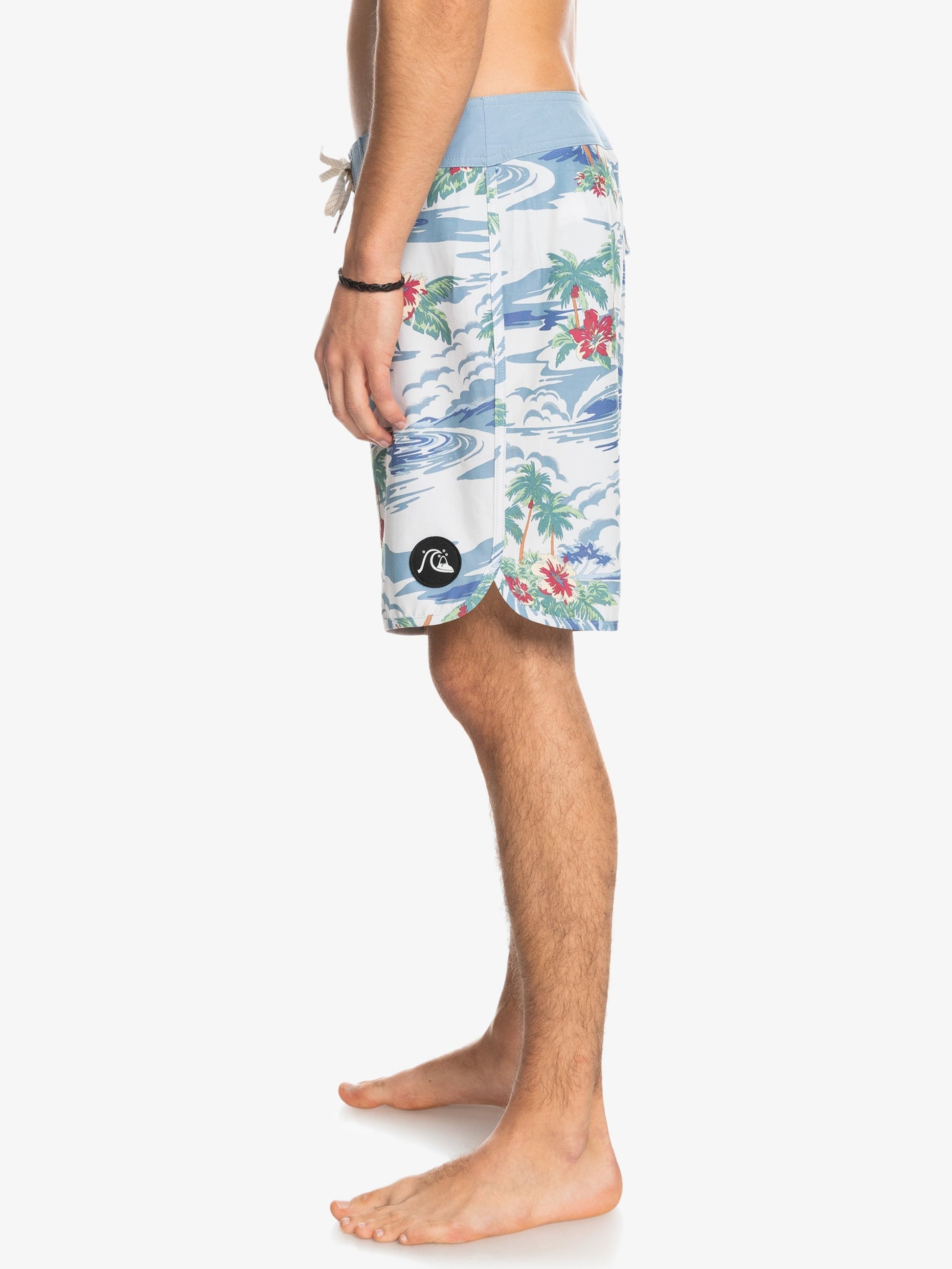 Mens Hempstretch Scallop 18" BoardShorts - Quiksilver Singapore 