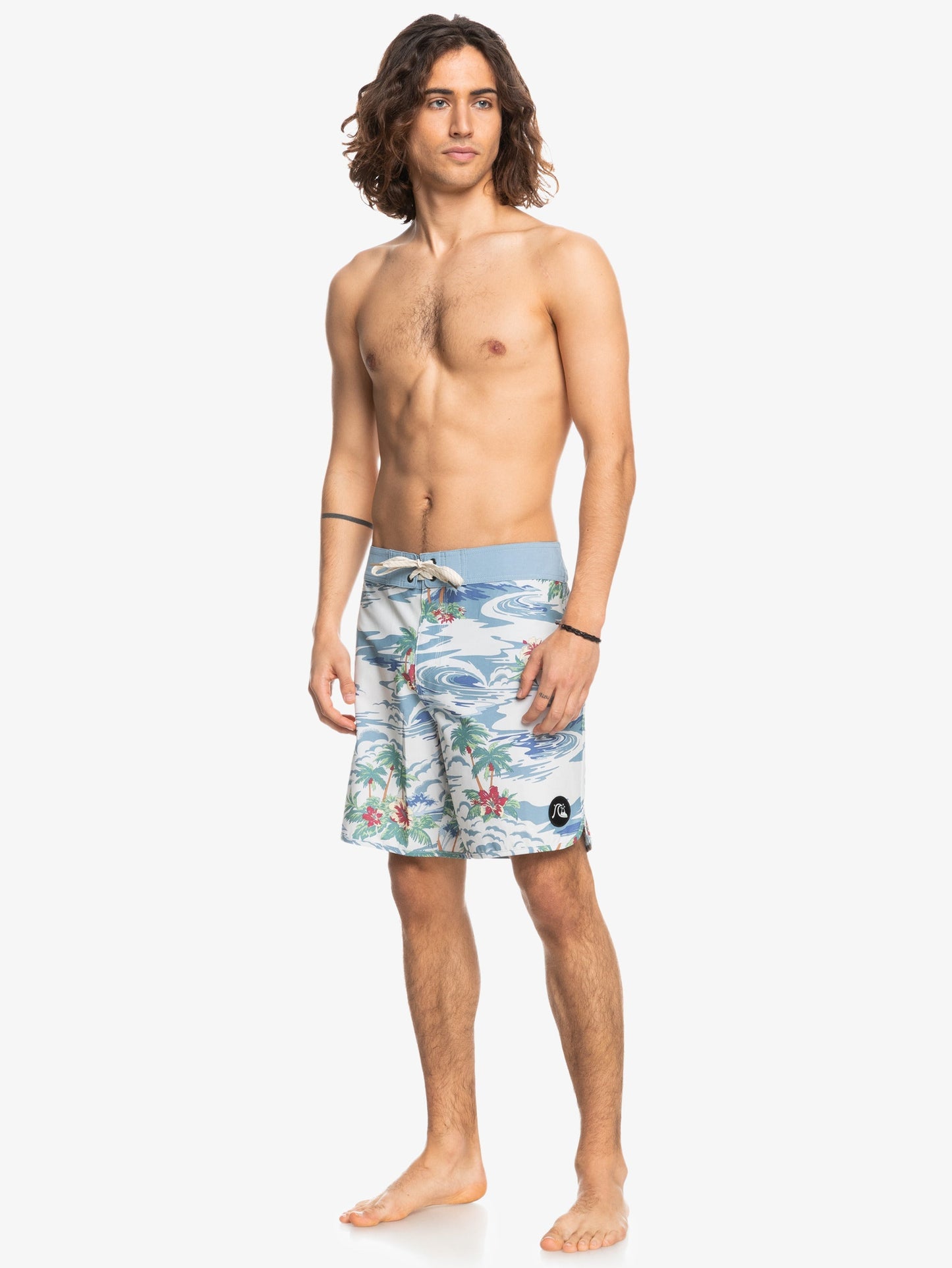 Mens Hempstretch Scallop 18" BoardShorts - Quiksilver Singapore 